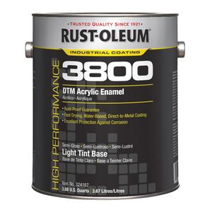 3800 High-Performance DTM Acrylic Enamel - Gallon, Tint Base, Light Tint Base, Deep Tint Base, Masstone Tint Base, 1 gal., 1 gal., Semi-Gloss, 250 g/L