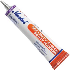 Security Check Paint Marker - Tube, Purple, Purple, White, Yellow, Red, Blue, Green, Black, Orange, 1.7 oz., 1.7 oz., '-20°C to 70°C, 200°C