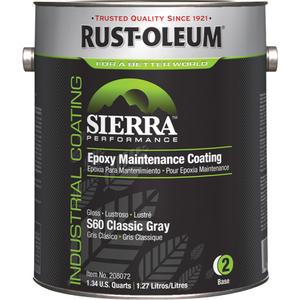 Floor Coating - Gallon, Grey, 1 gal., 1 gal., Gloss, Water-Based, Classic Gray