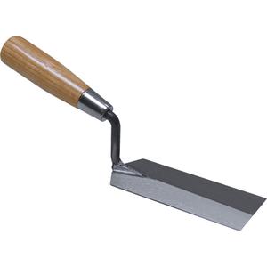 Professional Margin Trowel - High-Carbon Steel, Wood, 5", 2"
