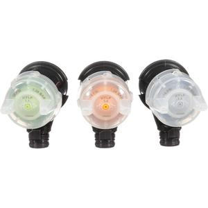 Performance Pressure HVLP Atomizing Head Refill Kit - Yellow, Orange, Clear, 1.1 mm, 1.4 mm, 1.8 mm