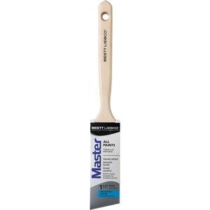 Angle Sash Brush - 1-1/2", Wood, Poly/Nylon, 1/2", 2-7/16"