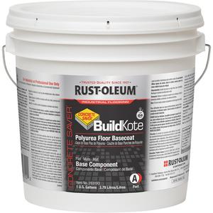 Concrete Saver® BuildKote Polyurea Floor Coating Primer Part A - Pail, Clear/Tint Base, 1 gal., 1 gal., 600 sq. ft.