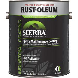 Sierra™ S60 Water-Based Epoxy Maintenance Coating Part 1 Activator - Gallon, 1 gal., 1 gal., Satin