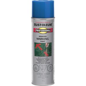 Inverted Marking Paint Spray - Aerosol Can, Caution Blue, White, Yellow, Fluorescent Green, Safety Red, Red/Orange, 426 g