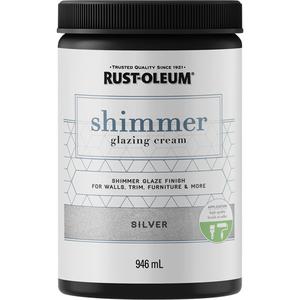 Glazing Cream - Jar, Silver/Aluminum, Silver, 946 ml, 946 ml, Shimmer, Silver