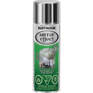 Specialty Mirror Effect Spray Paint - Aerosol Can, Silver/Aluminum, Silver, Gold, 170 g, Mirror