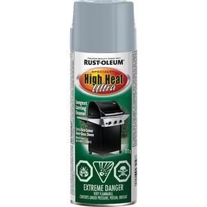 Specialty High Heat Ultra Enamel Spray Paint - Aerosol Can, Silver/Aluminum, Silver, Aged Copper, 340 g, Semi-Gloss, Silver