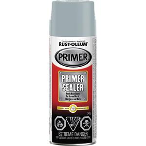 Automotive Primer Sealer - Aerosol Can, Grey, 340 g, Very Flat, Light Grey, Light Grey