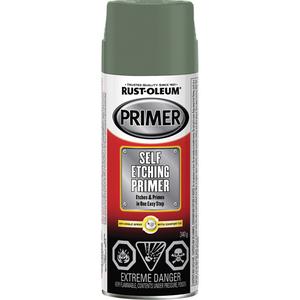 Automotive Self-Etching Primer - Aerosol Can, Green, 340 g, Very Flat, Grey-Green, Grey-Green