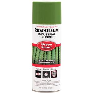 Industrial Choice® RB1600 System Rebar Epoxy Spray - Aerosol Can, Green, Green Rebar, 16 fl. Oz., 12 fl. oz., Very Flat, Green Rebar