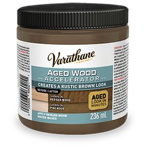 Varathane® Wood Accelerator - Can, Brown, Aged Rustic Brown, Charred Black, Weathered Grey, 236 ml, 236 ml
