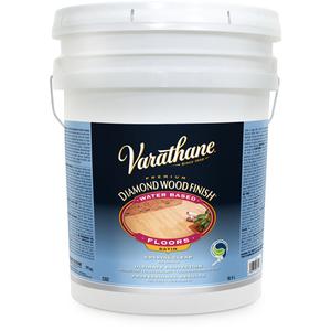 Varathane® Diamond Wood Finish® Floors - Pail, 18.9 L, 3.78 L, 18.9 L, Satin, Clear, Clear