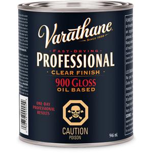 Varathane® Professional Finish - Can, 946 ml, 236 ml, 319 g, 946 ml, Gloss, Clear, Clear, 3 Hours (3 Coats in 1 Day)