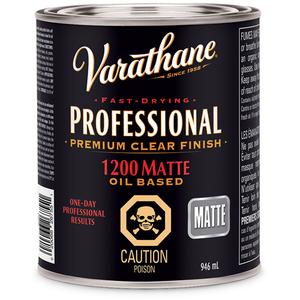 Varathane® Professional Finish - Can, 946 ml, 236 ml, 946 ml, Matte, Clear, Clear, 3 Hours (3 Coats in 1 Day)