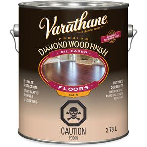 Varathane® Diamond Wood Finish Floors Coating - Gallon, 3.78 L, 3.78 L, Satin, Gloss, Semi-Gloss, Clear, Clear