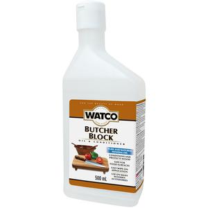 Watco® Butcher Block Oil & Wood Conditioner - Bottle, 473 ml, 473 ml, Transparent, Clear