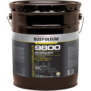 9800 System DTM Urethane Mastic - Pail, White, White, 5 gal., 5 gal., High-Gloss