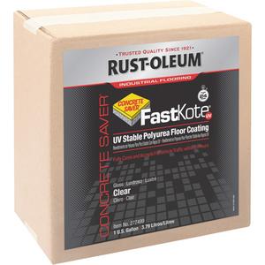 FastKote® UV Stable Polyurea Floor Coating - Gallon, Clear, 1 gal., 1 gal., High-Gloss, Urethane-Based