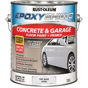 EpoxyShield® Concrete Floor Paint - Can, Tint Base, 3.55 L, 3.55 L, Satin, Water-Based