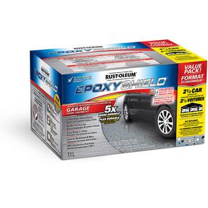 EpoxyShield® Garage Floor Coating - Kit, Grey, 7.1 L, 7.1 L, Gloss, Water-Based