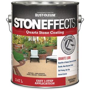 Stoneffects™ Quartz Stone Coating - Gallon, Beige, 3.78 L, 3.78 L, Textured, Water-Based, Arizona Sand
