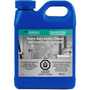 Miracle Sealants® Heavy-Duty Acidic Cleaner - Jug, 946 ml