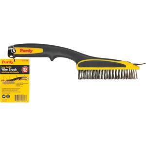 Short Handle Wire Brush - 14", Stainless Steel