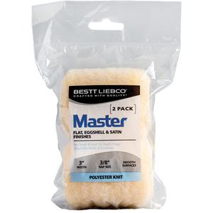 Master Trim & Traffic Paint Roller Covers - 75 mm (3"), 10 mm (3/8"), Flat, Eggshell & Satin Finishes, 1-1/2"
