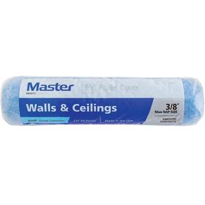 Master Standard Walls & Ceilings Paint Roller Cover - 240 mm (9-1/2"), 10 mm (3/8"), All Paints & Stains, Knit Nylon/Polyester, Plastic, 1-1/2"