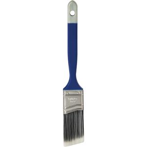 Quick Solutions™ Angle Paint Brush - 1-1/2", Plastic, Polyester, All Paints, Rubberized Comfort Grip