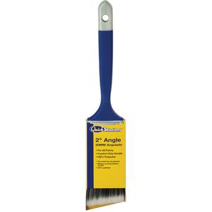 Quick Solutions™ Angle Paint Brush - 2", Plastic, Polyester, All Paints, Rubberized Comfort Grip