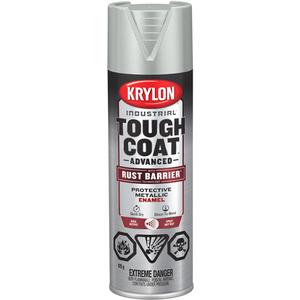 Tough Coat® Advanced Paint with Rust Barrier™ Technology - Aerosol Can, Silver/Aluminum, 425 g, 425 g, Metallic, Aluminum