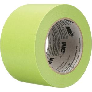 Industrial Painter's Tape 205 - 72 mm (2-4/5"), 55 m (180'), Green, 0.18 mm, Rubber, Crepe Paper, Painting & Equipment Maintenance