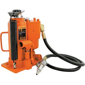 370A Bottle Jack - 12 tons, 10-1/4", 19-1/2", Air Hydraulic, 2.5"