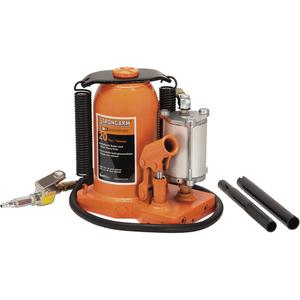 380C Bottle Jack - 20 Ton(s), 10-3/8", 20-5/8", Air Hydraulic, 6.3"/8", 3.3"
