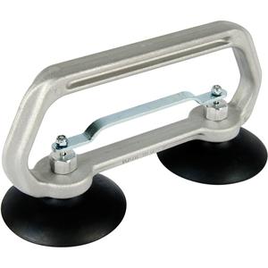 Vacuum Cups - Heavy-Duty Double Cup - 50 lbs., 4", Pull-bar, 10"