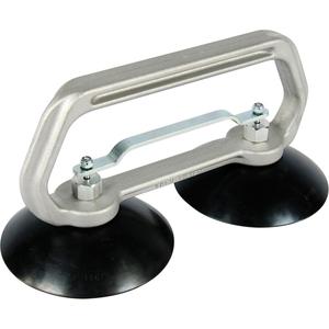 Vacuum Cups - Heavy-Duty Double Cup - 75 lbs., 5", Pull-bar, 10"