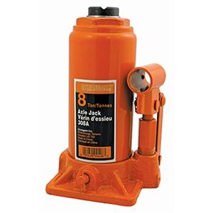 308A Bottle Jack - 8 tons, 7-3/4", 15-3/4", Manual Hydraulic, Single Pump, 2.75"