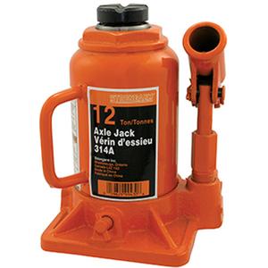314A Bottle Jack - 12 tons, 7", 13", Manual Hydraulic, Short Series Single Pump, 2"