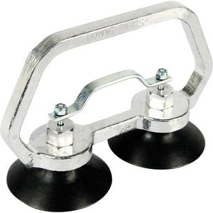 Vacuum Cups - Heavy-Duty Double Cup - 30 lbs., 3", Pull-bar, 7"