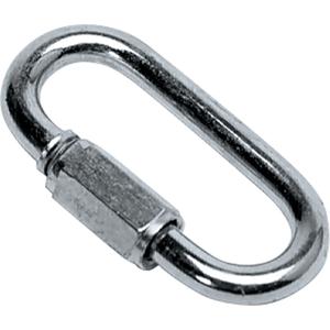 Zinc-Plated Quick Link - 880 lbs. (0.44 tons), 1/4"
