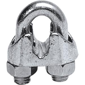 Wire Rope Clips - 1/4", Zinc Plated