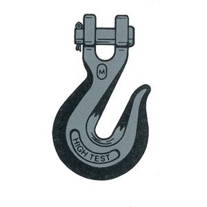 Chain Hooks - Clevis Grab Hook, 5/16", 3900 lbs. (1.95 tons), Forged Steel, 40