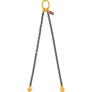 Chain Slings - 1/2", Oblong & Slip, Double, 5', 80, Alloy Steel, Double, 12000 lbs., 20800