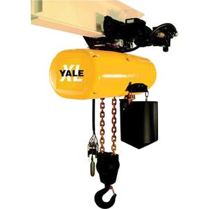 XL Series Air Chain Hoists - 10000 lbs. (5 tons), 10', Steel, 13 FPM, AIR MOTOR DRIVEN TROLLEY
