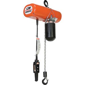 Lodestar Electric Chain Hoists - 500 lbs. (0.25 tons), 15', 16 FPM, 16 FPM, 575V, Steel, 3, 1/4