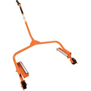 624A Truck Wheel Dollies - Steel, 450 lbs., 30" W x 25" L, 48", Rubber