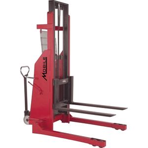 Hydraulic Stacker - 1500 lbs., 120", 3", Electric, 82", 42", 42"