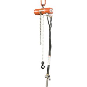 ShopAir Chain Hoists - 1000 lbs. (0.5 tons), 10', Steel, 11 FPM, 11 15/16", Lifetime